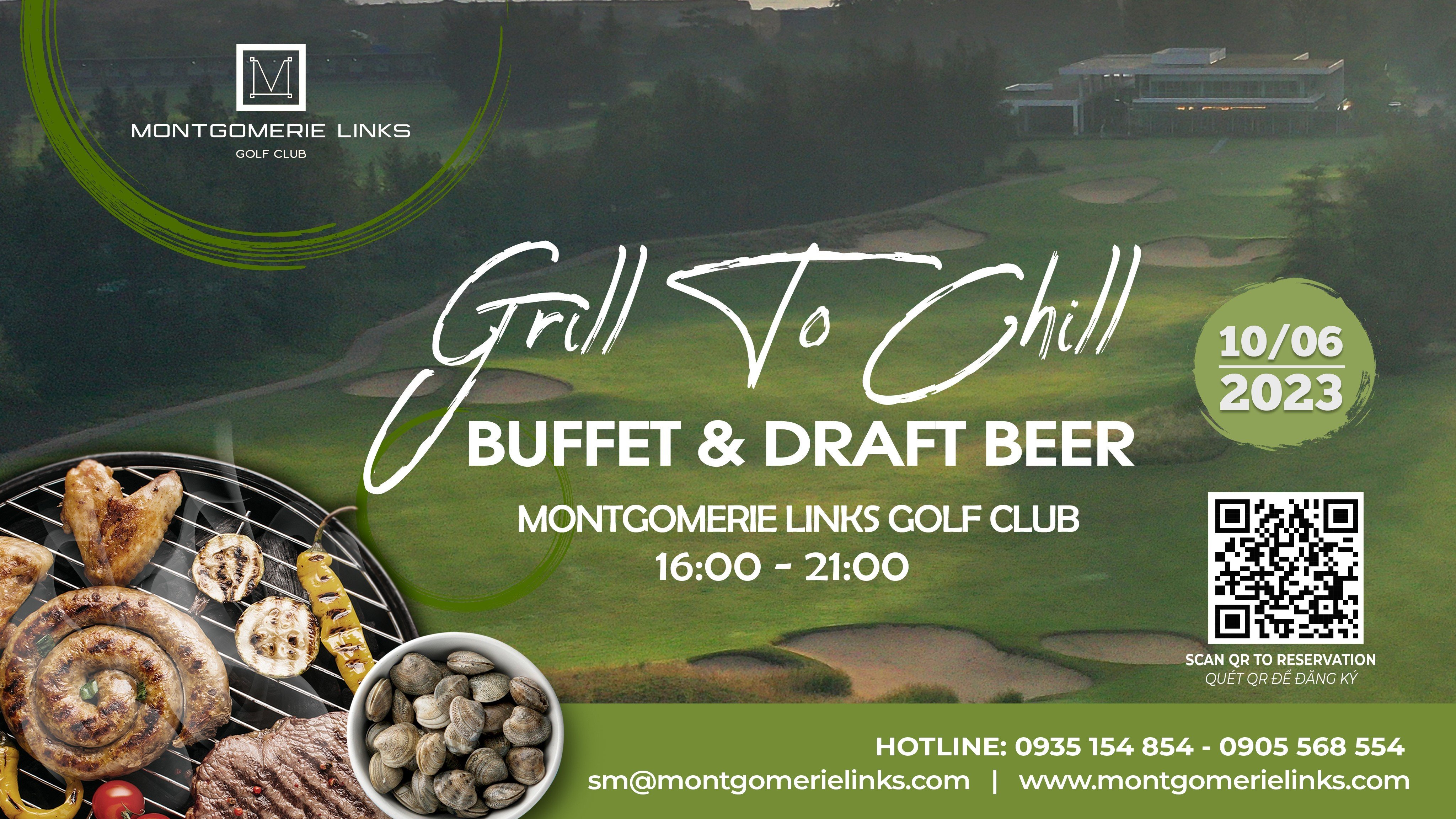 GRILL TO CHILL - THE IRRESISTIBLY DELICIOUS BUFFET & DRAFT BEER IS BACK!